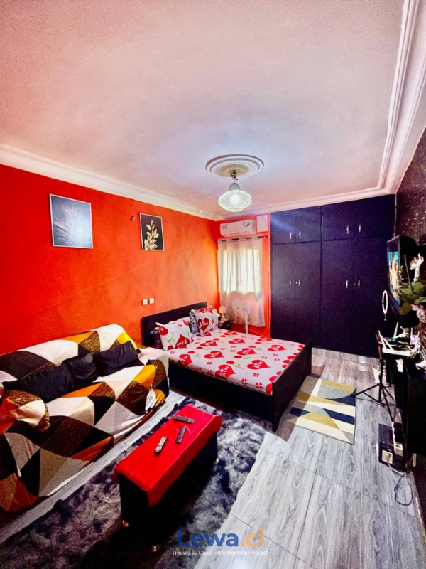 2 chambre salon meublées en location disponible à Cocody