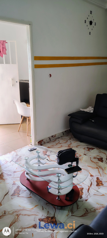 Chambre salon nouvelle construction disponible a Yopougon