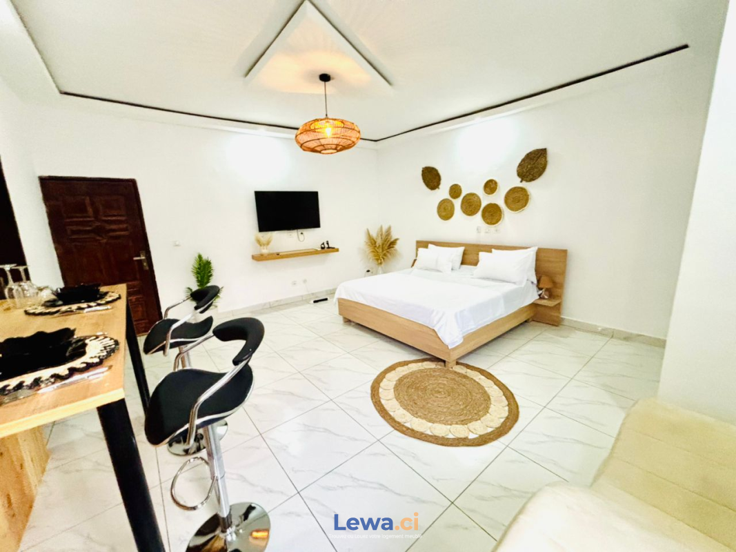 Riviera Faya studio meublé standing